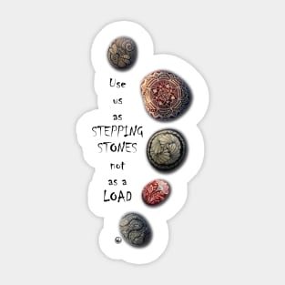 STEPPING STONES Sticker